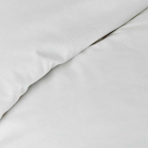 Karaca Home Back To Basıc Beyaz Çift Kişilik %100 Pamuk King Size Nevresim Takımı - 2
