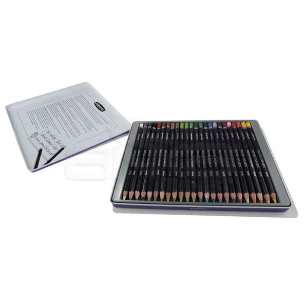 Derwent Studio Colour Pencil Kuru Boya Kalemi 24lü Set - Resim 3