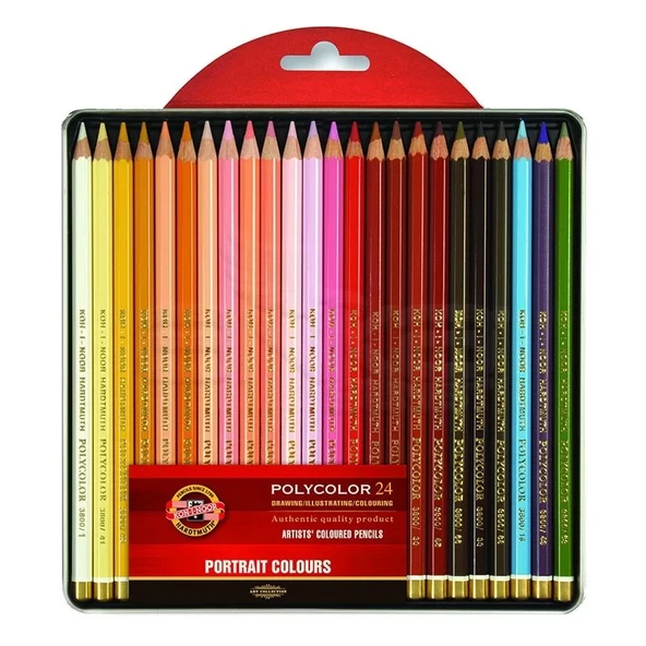 Koh-i-Noor Polycolor Kuru Boya Kalemi 24lü Set Portrait - 4