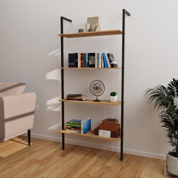 Eportatif Kitaplık Ofis Rafı Çalışma Odası Kitaplık 1042 - 2