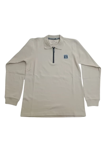 SURVIVOR POLO YAKA FERMUAR PENYE INTERKLOK ERKEK ÇOCUK SWEAT - 2