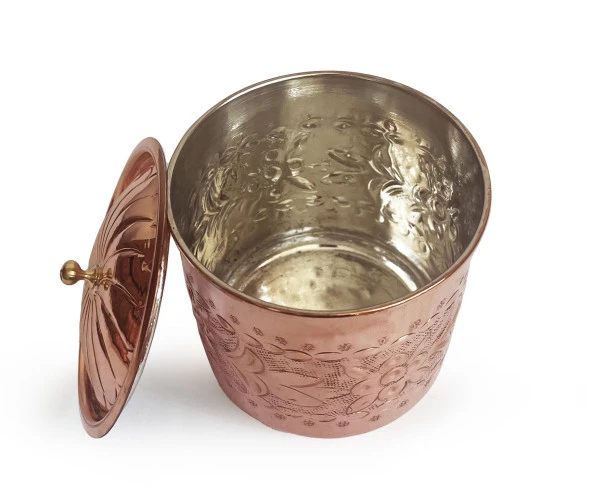 Shark Anatolia Safran El İşleme Bakır Baharatlık 10cm - 5