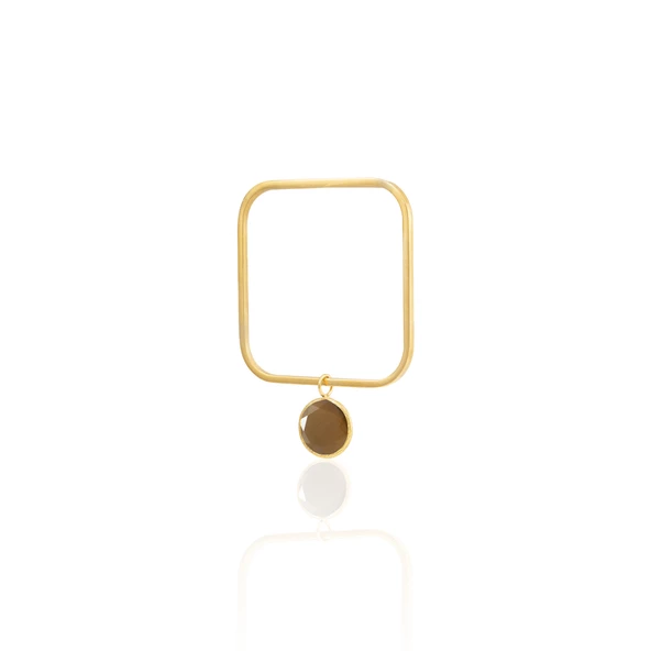 Kadir Jewellery 22 Ayar Altın Kaplama Zirkon Taşlı Ayarlanabilir Vintage Bilezik - 5