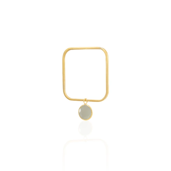 Kadir Jewellery 22 Ayar Altın Kaplama Zirkon Taşlı Ayarlanabilir Vintage Bilezik - 12