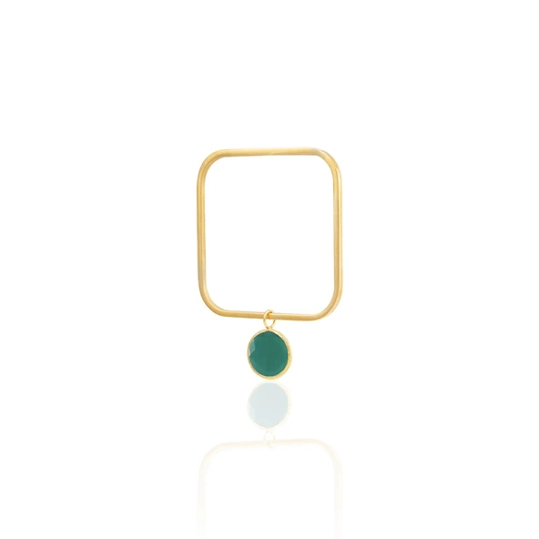Kadir Jewellery 22 Ayar Altın Kaplama Zirkon Taşlı Ayarlanabilir Vintage Bilezik - 2