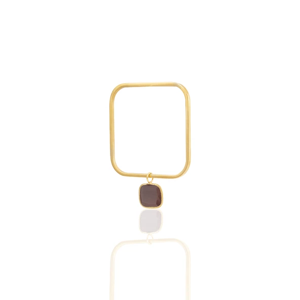 Kadir Jewellery 22 Ayar Altın Kaplama Zirkon Taşlı Ayarlanabilir Vintage Bilezik - 7
