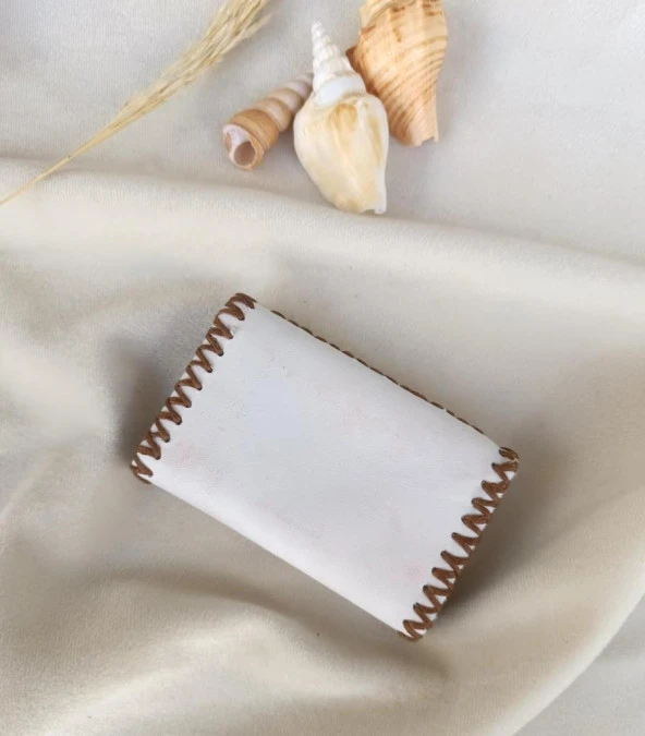 Cüzdan Hakiki Deri Bozuk Para Cüzdanı El Yapımı Çanta İçi 2 Gözlü - Resim 2