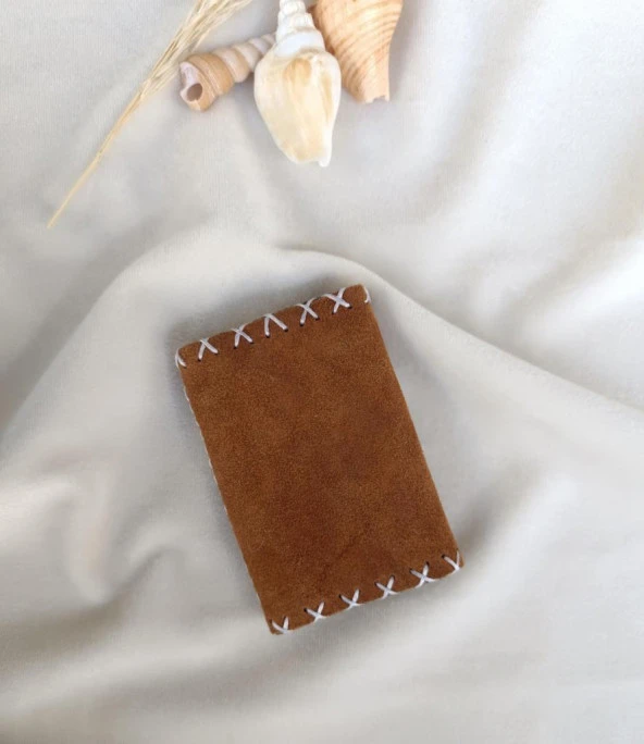 Cüzdan Hakiki Deri Bozuk Para Cüzdanı El Yapımı Çanta İçi 2 Gözlü - Resim 3