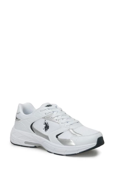U.S Polo Assn. FELIX 4FX 101501743 Erkek Yürüyüş ve Koşu Ayakkabısı Beyaz Laci Gri 40-45