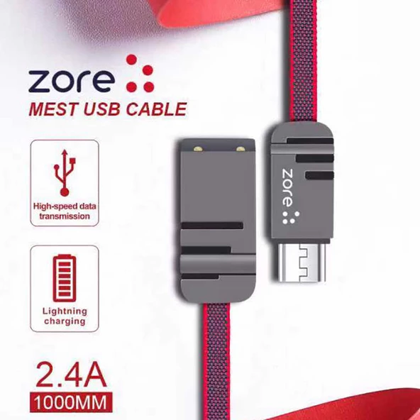 Zore Mest Micro Usb Kablo 1M