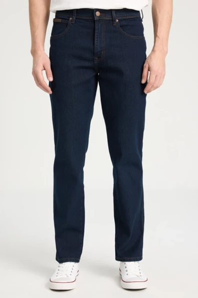 Wrangler W12175001 Koyu Mavi Erkek Texas Authentic Straıght Rahat Kesim Normal Bel Normal Paça Kot Pantolon - 2