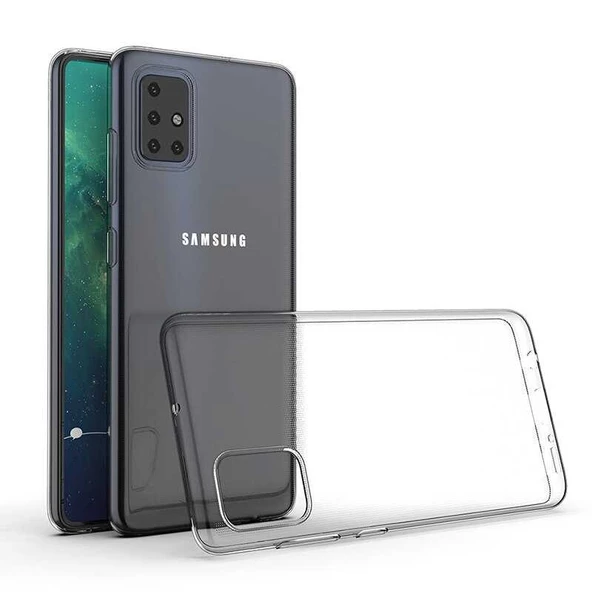 Galaxy A51 Kılıf Zore Süper Silikon Kapak