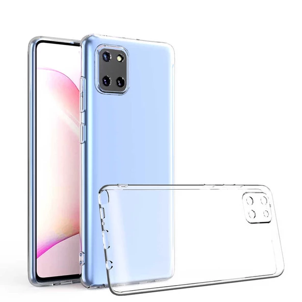 Galaxy A81 (Note 10 Lite) Kılıf Zore Kamera Korumalı Süper Silikon Kapak