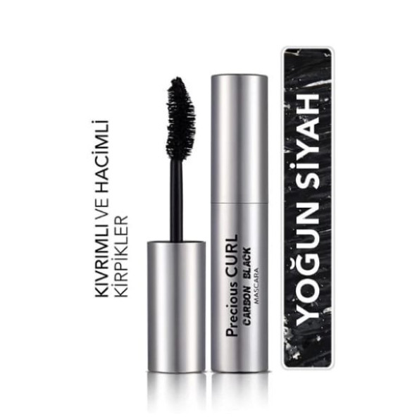 Flormar Precious Curl Maskara 002 Carbon Black - 2
