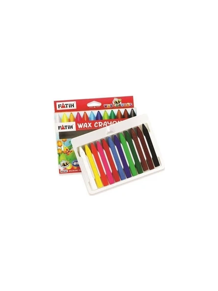 Fatih Wax Crayons Jumbo Mum Boya 12 Renk - 2