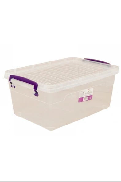 Şeffaf Çok Amaçlı 30 Lt Dikdörtgen Saklama Kabı 48x32x29 Royaleks-82113 - Resim 2