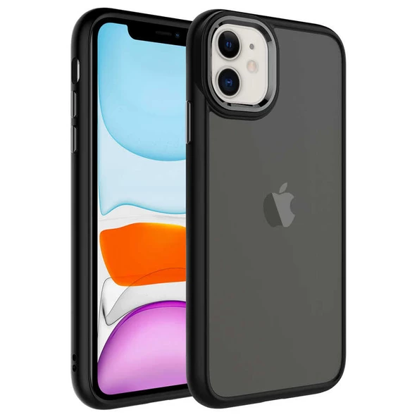 Apple iPhone 11 Kılıf Buzlu Sert PC Zore May Kapak