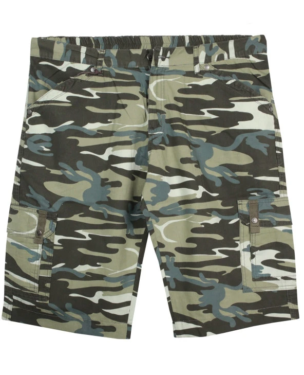 Erkek Büyük Beden 110 Kilo-150 Kilo Arası İçin Uygun Kamuflaj Kapri - 2