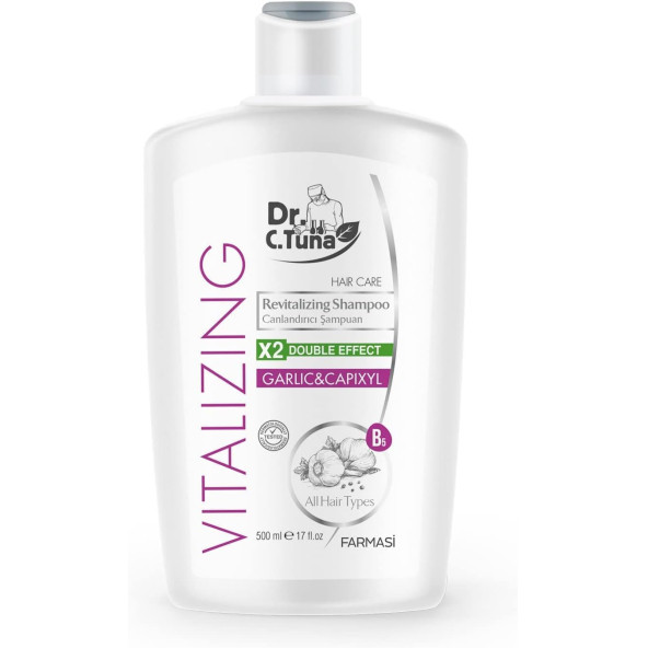 Farmasi Dr. C. Tuna Vitalizing Tüm Saçlar Için Canlandırıcı Sarımsaklı Şampuan 500 Ml