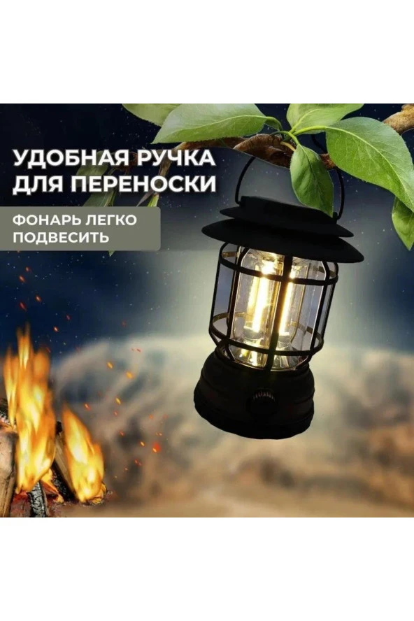 Güçlü Güneş Enerjili Solar LED Kamp El Feneri Çadır için Açık Yürüyüş Feneri - Resim 4