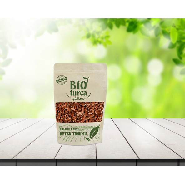 Bioturca Glutensiz Organik Kahve Keten Tohumu 500 G