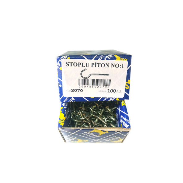 Arslan Mamulleri Stoplu Piton Kanca No:1 - 100 Adet - 4