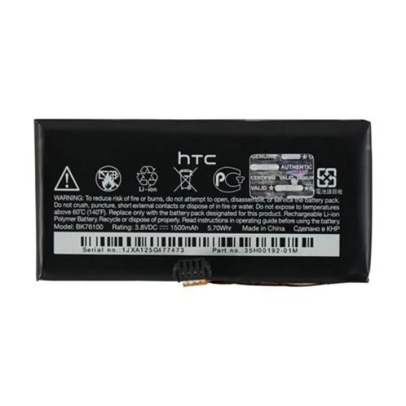 HTC One V Batarya BK76100 A+++ Süper Kalite