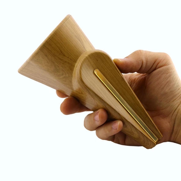 Nota Mobilya Kanepe Sehpa TV Ünitesi Koltuk Ayağı Baza Ayakları Ahşap Desenli Kahverengi Ceviz 16 cm - Resim 6