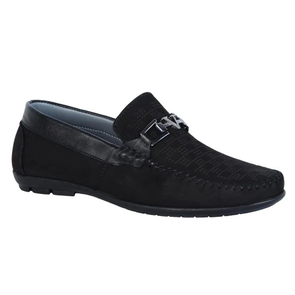 Tardelli 351V Nubuk %100 Deri Erkek Klasik Loafer Ayakkabı - Resim 2