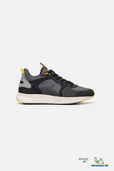 Vaneda 1294 V-Mich Free Erkek Sneakers Gri Ayakkabı