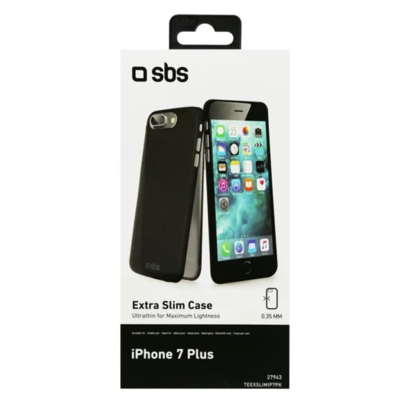 SBS iPhone 8 Plus / 7 Plus için Ekstra İnce Kapak - 3