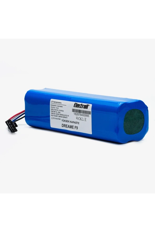 ELECTROLL Dreame Mop F9 Batarya (YÜKSEK KAPASİTE) Uyumlu 6400mah Pil Akıllı Robot Süpürge Batarya Değişimi ürün görseli