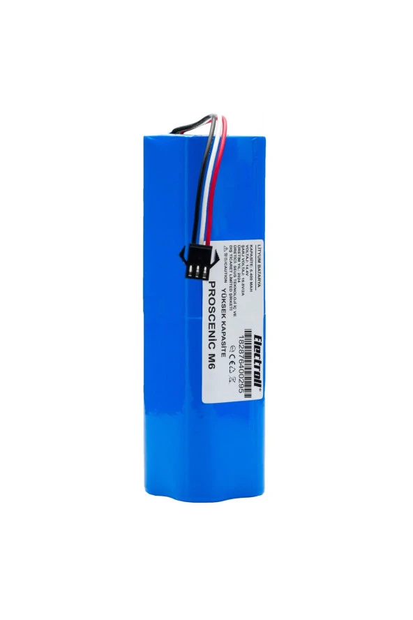 ELECTROLL Proscenic M6 Batarya (YÜKSEK KAPASİTE) 6400mah Pil Akıllı Robot Süpürge Batarya Değişimi ürün görseli