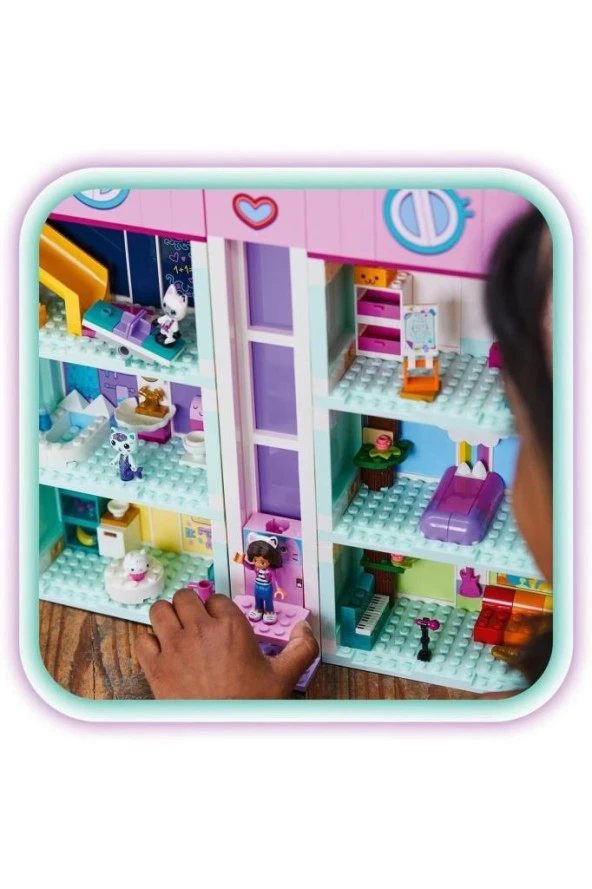 LEGO ® Gabby’s Dollhouse 10788 - 4 Yaş ve Üzeri  Yaratıcı Oyuncak Yapım Seti (498 Parça)