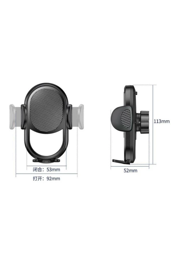 Torima Siyah JX-040 Car Holder Araç Içi Telefon Tutucu - 2