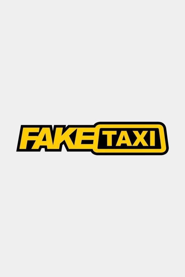 Fake Taxi Oto Cam Sticker 14*3 Cm