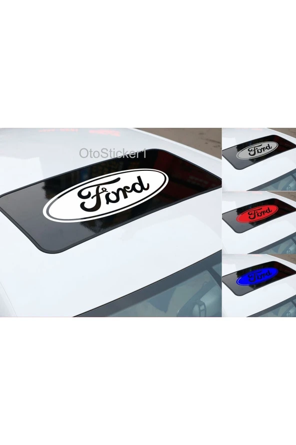 Ford İçin Uyumlu Aksesuar Sunroof Oto Sticker Siyah