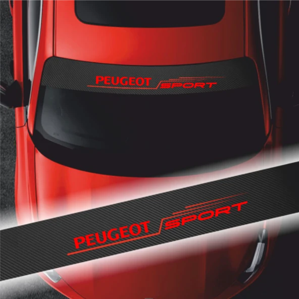 Peugeot 206 İçin Uyumlu Aksesuar Oto Ön Cam Sticker