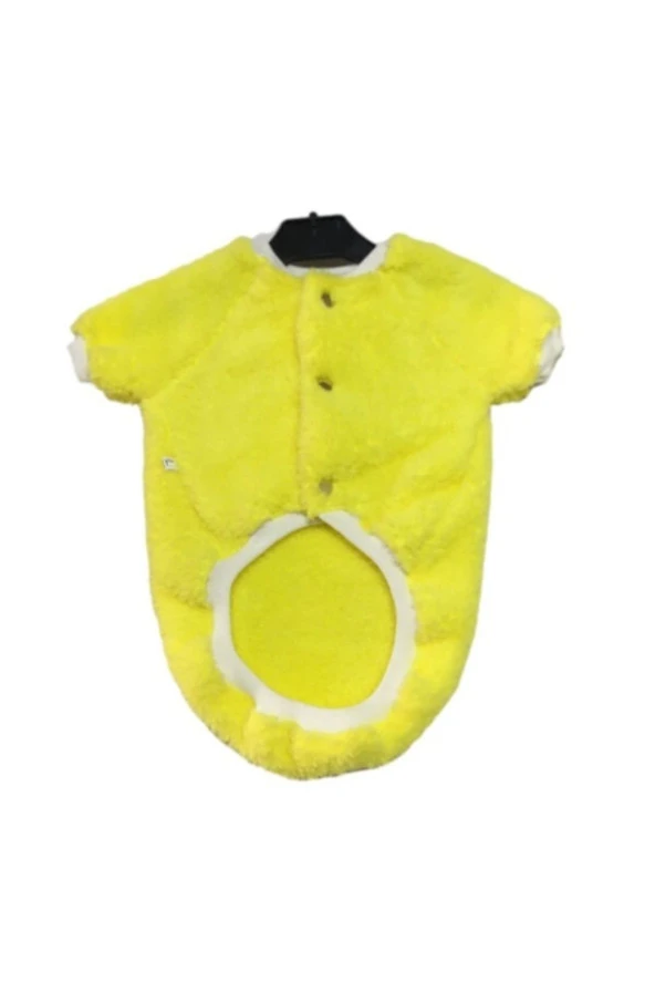 Gobo  Welsoft Fosforlu Sarı Çıtçıtlı Kedi Köpek Kıyafeti Elbisesi Large/l/beden 3