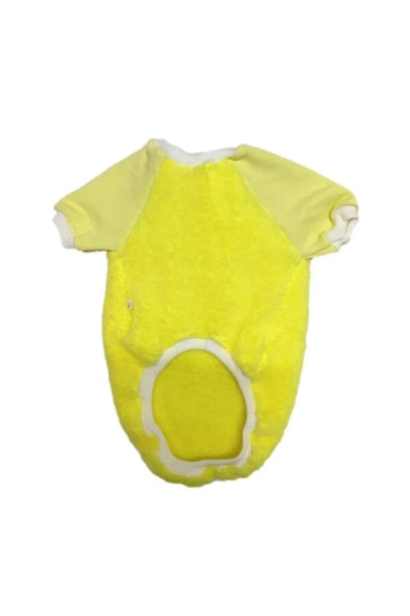 Gobo  Welsoft Fosforlu Sarı Penye Kollu Kedi Köpek Kıyafeti Elbisesi Xxlarge/xxl/beden 5