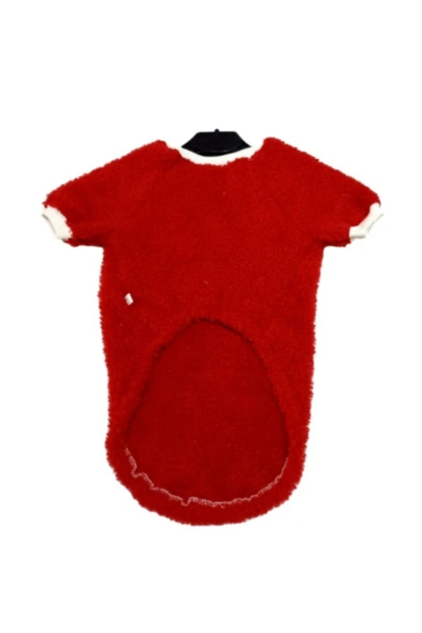 Gobo  Welsoft Kırmızı Lastikli Kedi Köpek Kıyafeti Elbisesi Xxlarge/xxl/beden 5