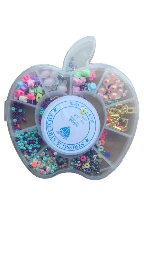 King Toys Kendin Yap Takı Set Elma Kutulu 1212 - 3