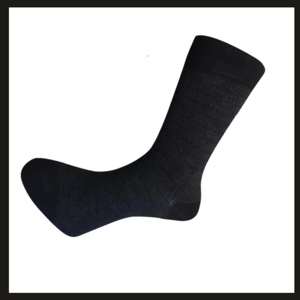 Uyguna-Yakala Penye Casual 3'lü Erkek Çorabı-RAP.101 ürün görseli