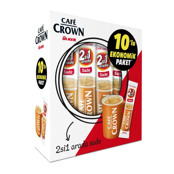Cafe Crown 2'Si 1 Arada Kahve 110 Gr 20 Adet