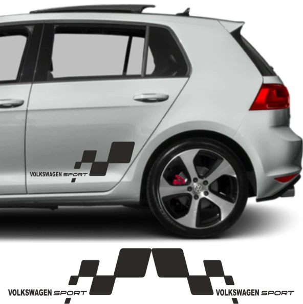 Volkswagen Bora İçin Uyumlu Aksesuar Yan Sport 56*26