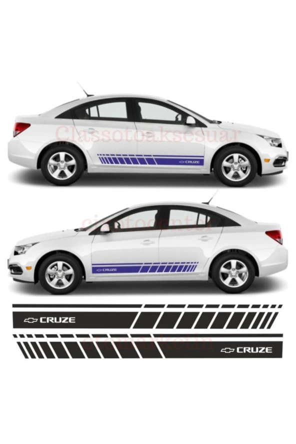 Chevrolet Cruze İçin Uyumlu Aksesuar Oto Yan Şerit Sticker