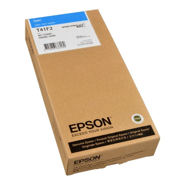 Epson Mürekkep Orj. SC-T3400, T3405, T5400, T5405 (350ml) Cyan - 2