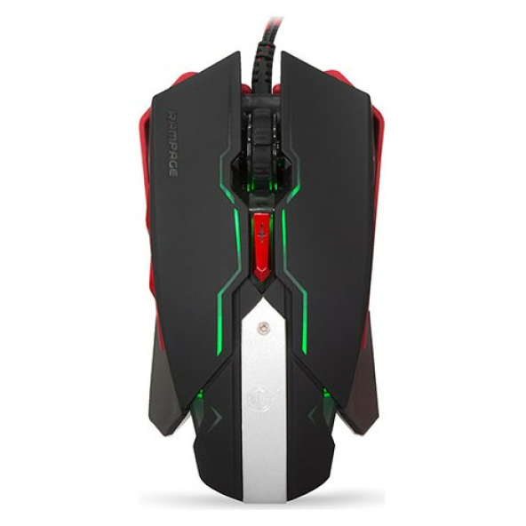 Rampage Smx-R8 Usb Siyah 6D 7 Farklı Led Adınlatma Makrolu Oyuncu Mouse Rampage