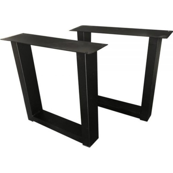 Eportatif Metal Mobilya Ayak Bank Ayağı Kütük Sehpa Ayağı Düz 1058