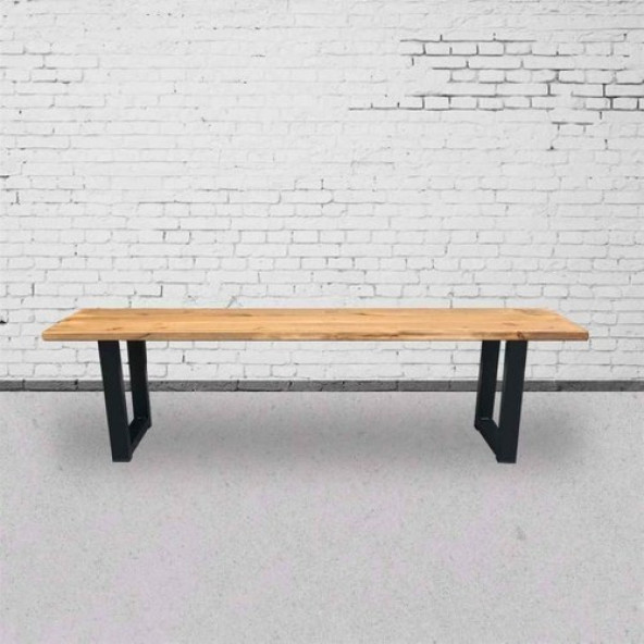 Eportatif Metal Mobilya Ayak Bank Ayağı Kütük Sehpa Ayağı Düz 1058 - 2